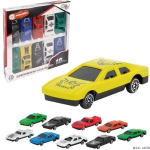 Carrinho Roda Livre Com 10 Peças