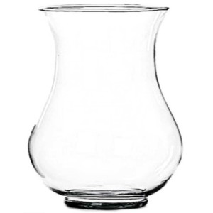 Vaso  Tulipa Medio Transparente Linha Reciclado