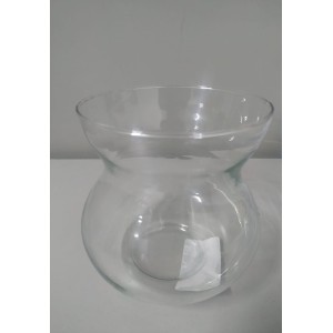 Vaso Tulipa  Pequeno Transparente Linha Reciclado