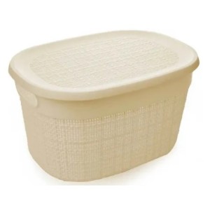 Cesto Europa  Juta Creme Medio