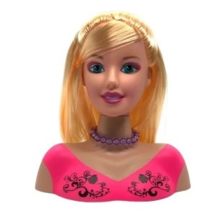 Boneca Busto Charmosa Tamanho: 9,5 X 19,5 X 20,5 CM