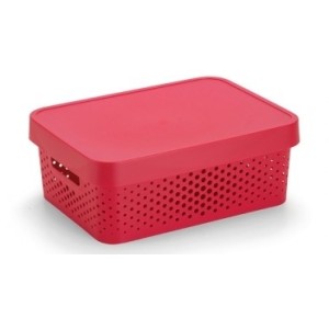 Caixa Organizadora 11 Litros Vermelho