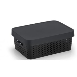 Caixa Organizadora  11 Litros Preto