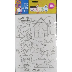 Collorê Fit A5  Com 8 Folhas  Contos Classicos