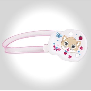 Prendedor de Chupeta Cherie Rosa