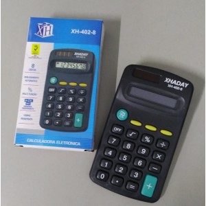 Calculadora   Eletronicas   8 Digitos  A Pilha  6,5 x 11 Cm