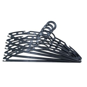 Cabide Preto Super Resistente Com  10 Peças