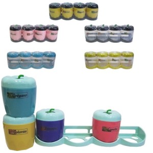 Porta  Condimento  Pimentão Com 4 Peças PP