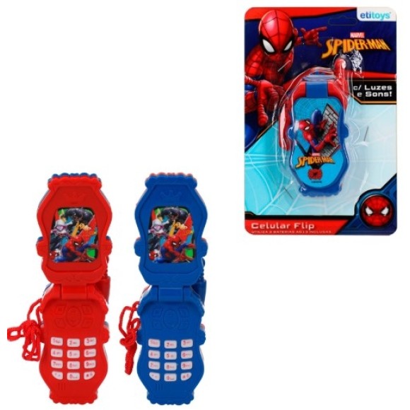 Celular  Flip  Spiderman