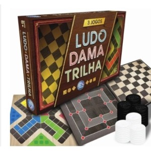 Super Jogos  Damas , Ludo e  Trilha