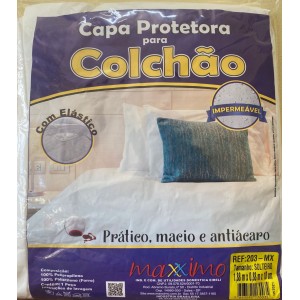 Capa  De Colchão Solteiro Impermeável