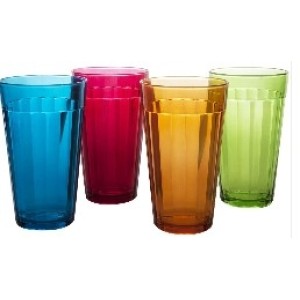 Copo  Long  Drink  Americano  Colors  Vermelha 450 ML