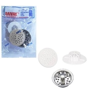 Kit  Ralo Americano 1.1/2 Cromado / Ralo  Haste Longa / Filtro  Para  Pia 3 Peças