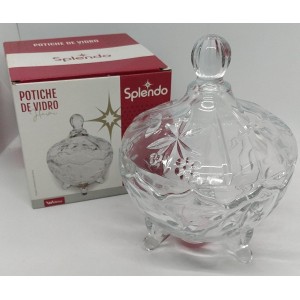 Potiche  Cristal  Tranparente  Havai