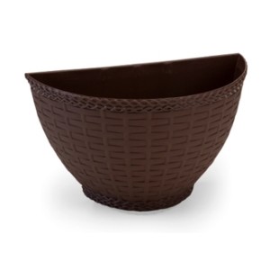 Vaso de Parede  Rattan Coffee