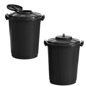 Lixeira Multiuso 60 Litros Preta