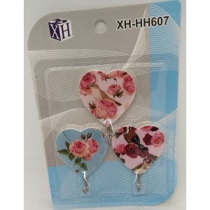 Jogo 3 Ganchos  Para  Pendurar Roupa