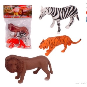 Kit  Animais Selvagens Com 3 Peças