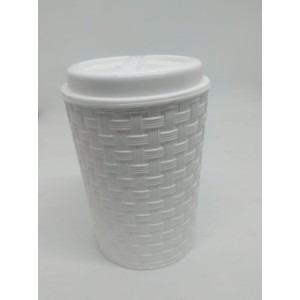 Porta  Algodão e  Cotonetes - Branco