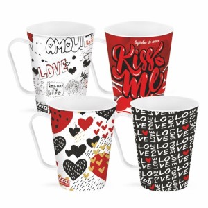 Caneca  Decorada  Meu Amor  430 ML