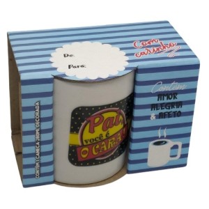 Caneca  Decorada  Pai  Com  Caixa 280 Ml