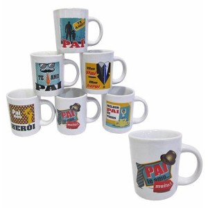 Caneca  Decorada  Pai - Popular 120 ML