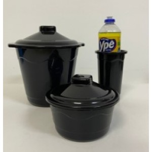 Super  Kit  Para Limpeza  3 Peças  rec  Preto