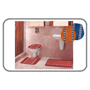 Jogo de Tapetes para Banheiro com 3 Peças