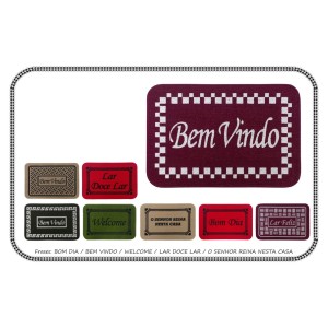 Tapete com Frases 60 cm x 40 cm