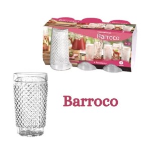 Conjunto Copo  Barroco Com  6  Unidades