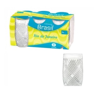 Conjunto Copo Rio de Janeiro Com 6 Unidades