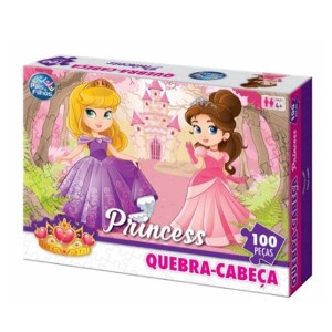 Quebra  Cabeça 100 Peças  Princess  Premium
