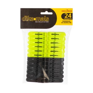 Prendedor  De  Roupas  Pic  Com 24 Peças Exclusive