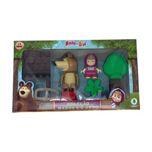 Coleção  Masha e o Urso  Com  Blocos