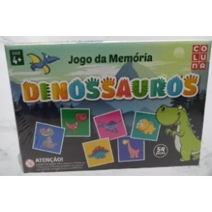 Jogo Da Mémoria  Dinossauros 54 Peças