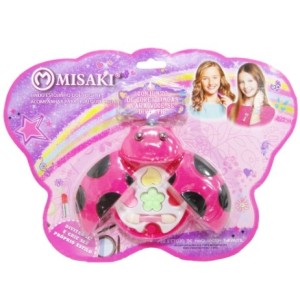  Kit  Maquiagem  Infantil em  Estojo  Plastico   Joaninha