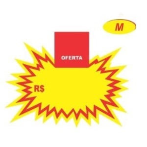 Cartaz  Oferta  Splash  Tamanho Médio Com  12 Unidades Solapa