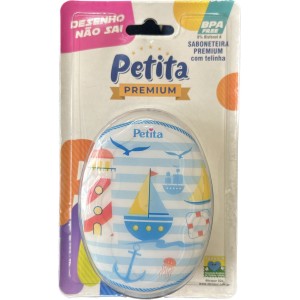 Saboneteira  Premium Cristal  Nautico + Estrela + Urso