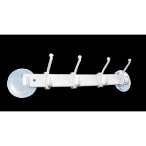 Cabide Com  4 Ganchos  Branco