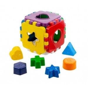 Brinquedo  Educativo  De Encaixar   Cubo  Baby