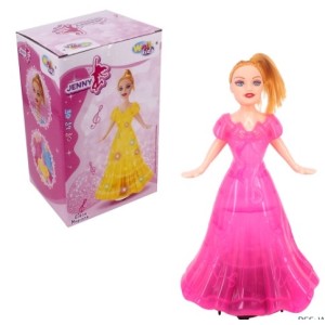 Boneca  Jenny Som e  Luz Bate e Vollta  a  Pilha