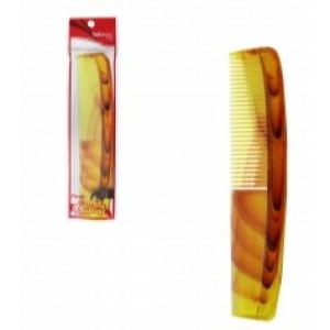 Pente  De  Plastico  Sem Cabo 22Cm  Nº3 Marrom