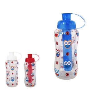 Garrafa  Sleeve Coruja Com Tubo De Gel