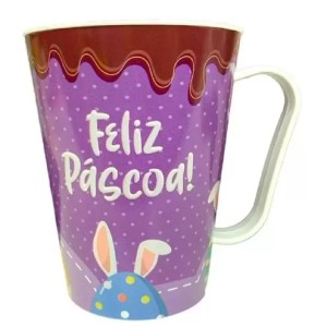 Caneca  Decorada  Pascóa 430 Ml