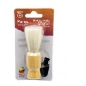 Pincel  Para Barbear  Com Cerdas De Poliester  8,5 Cm