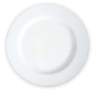Prato de  Melamina  Raso 25 Cm