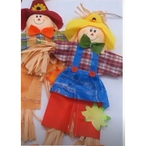 Espantalho  Xadrez 42 Cm