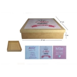 Caixa  Decorativa  Mãe