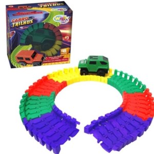 Carro E Trilho a Pilha