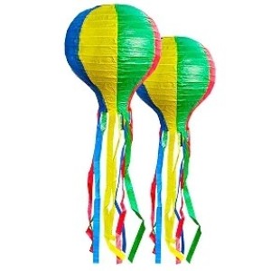  Lanterna  Balão  De  Papel Pequeno 25 Cm